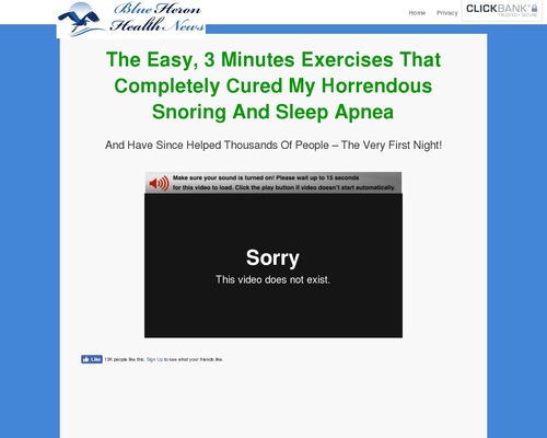 The Stop Snoring and Sleep Apnea Exercise Program